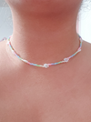 Pastel Rainbow Beaded Flower Necklace - Pop Pastel