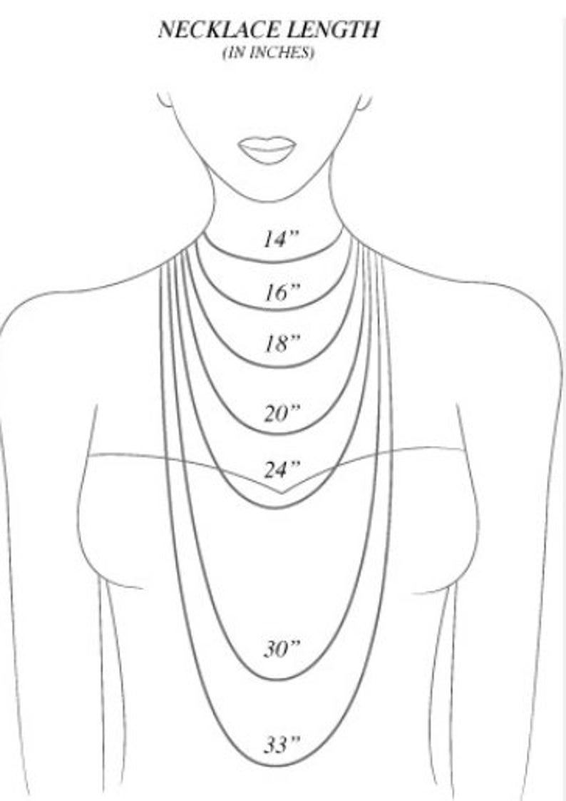 Necklace Lengths Chart: How To Find the Perfect Size – Caye Joaillier