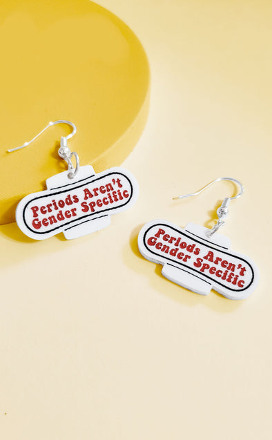 Periods Aren't Gender Specific Pad Earrings